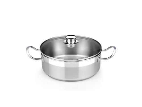 CACEROLA ALTA C/TAPA-ALUMINIO 45L