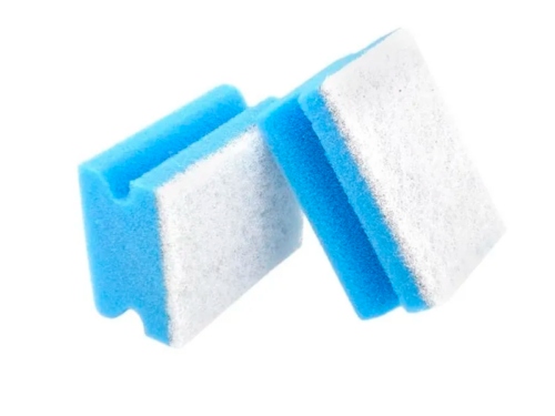 ESTROPAJO SALVAUÑAS AZUL/BLANCO(PACK