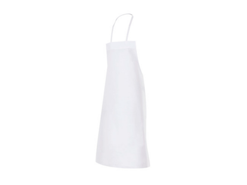 DELANTAL PLASTICO BLANCO 69X122 CM