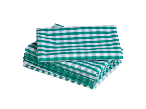 MANTEL 1*1 CUADROS VERDES (C/600ud)