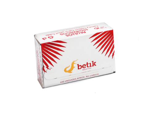 CAJA PALILLO PLANO BETIK 600 UD
