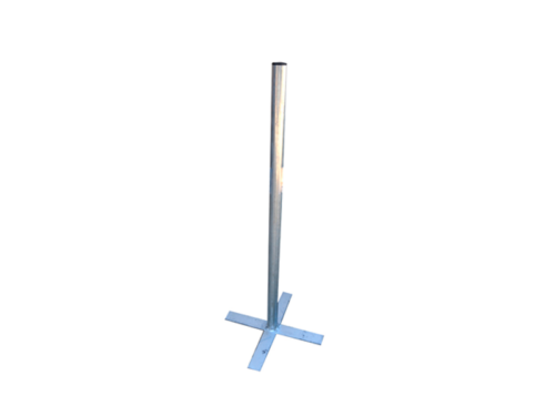 POSTE METALICO PLATAFORMA PAPELERA 50L